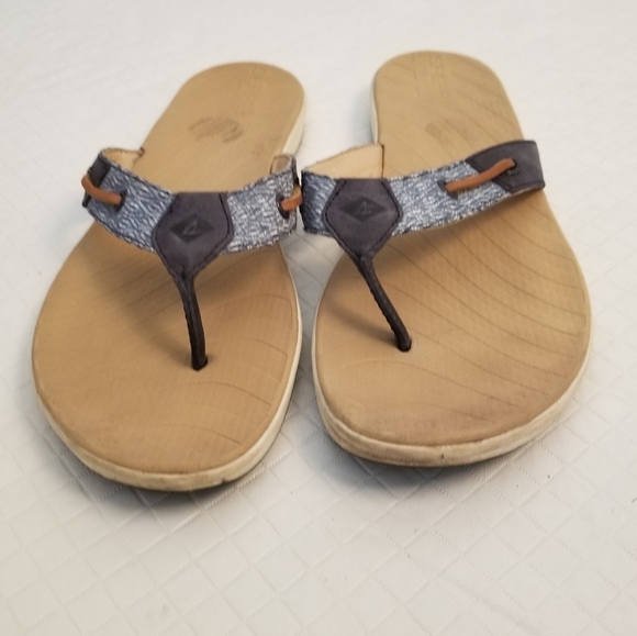 Sperry Top-Sider Women's Seabrook Surf Mesh Flip Flop Navy/Mesh 7.5 M US - Picture 1 of 7